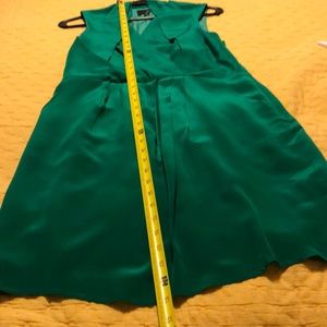 Green cocktail dress